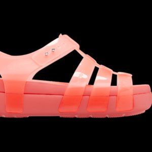 Crocs Splash Glossy Fisherman Sandal Neon Watermelon Size W8